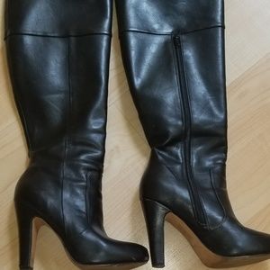 Aldo heeled below the knee boots